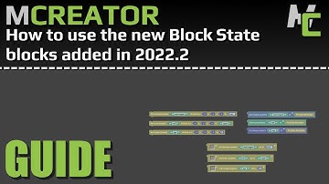 MCREATOR: How to use the Block State procedure blocks | 2022.2