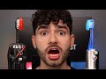 Star Wars Light vs Dark Side Toothbrush Battle!