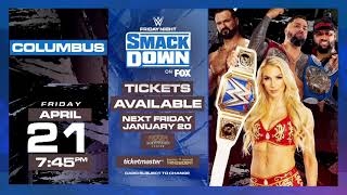WWE SmackDown ON SALE January 20 - Schottenstein Center