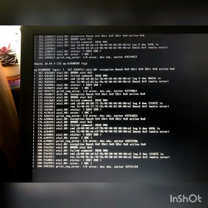 I o error dev sda sector number youtube