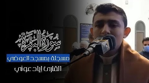 سورة البقرة ( كاملة ) مرئية مجمعة من تسجيلات الصلاة || القارئ إياد عوني
