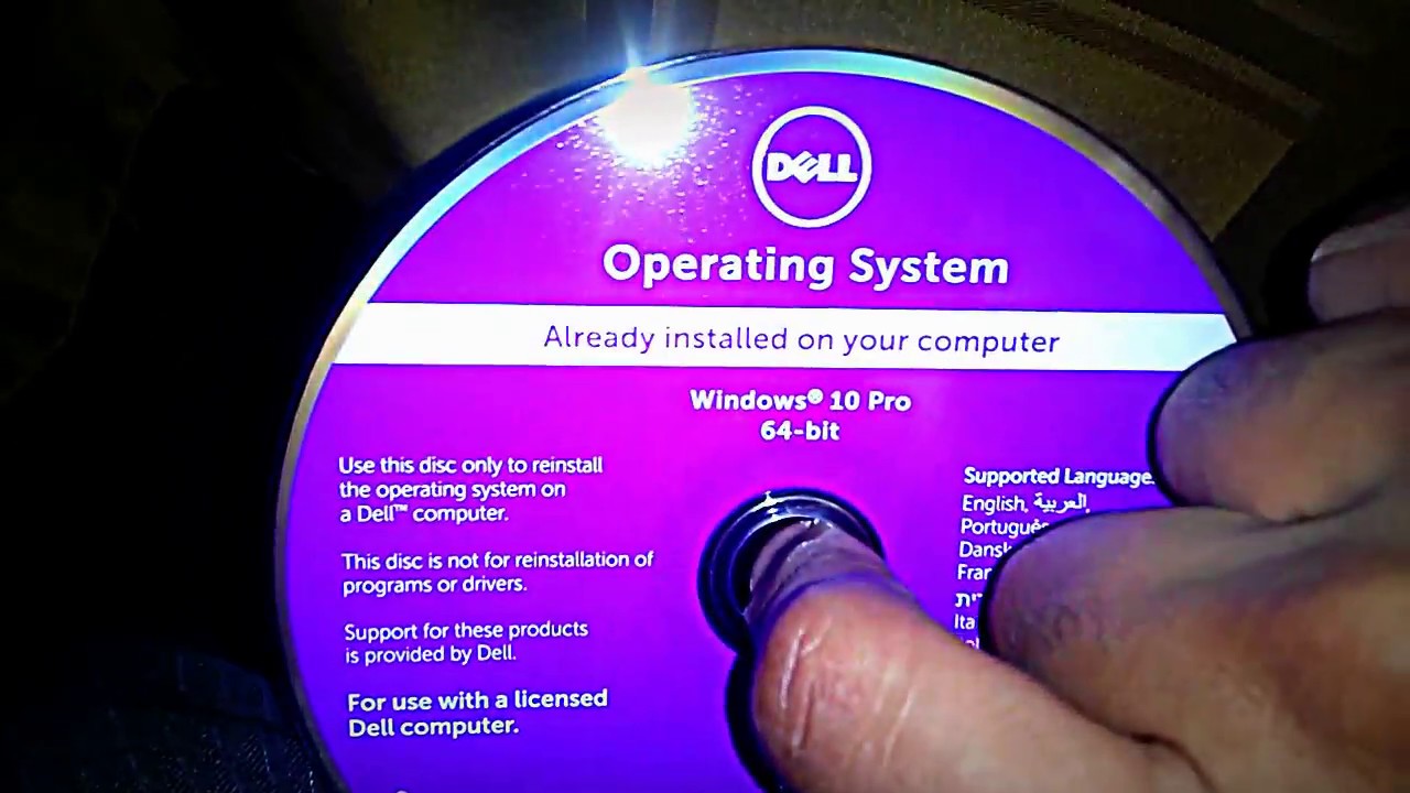 Attempting To Activate Windows 10 Pro 64 Bit On Dell Inspiron 560