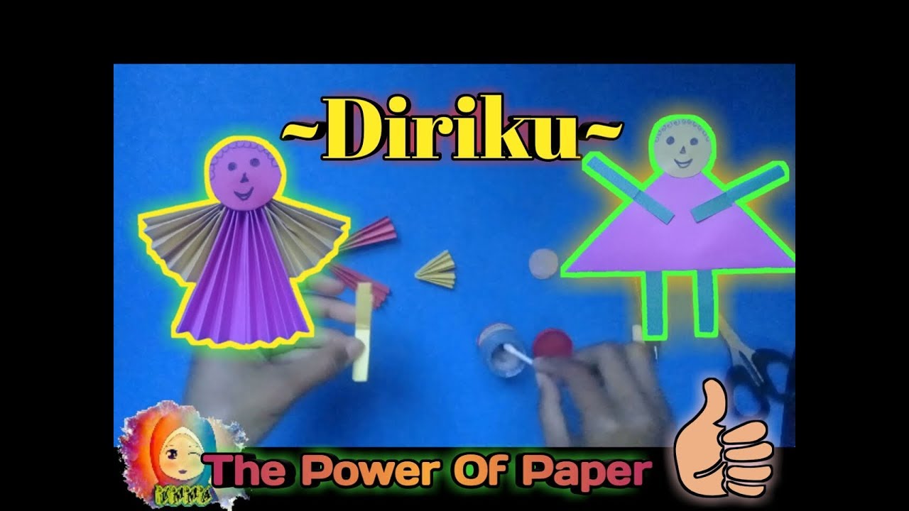 Tema Diri Sendiri Kegiatan Pembelajaran Untuk Anak Paud Tk Ra The Power Of Paper Youtube