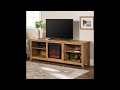 Walker edison furniture company minimal farmhouse wood fireplace universal tv stand