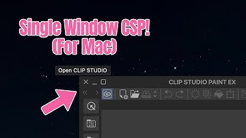 Use Clip Studio Paint in a Single Window (MAC ONLY)