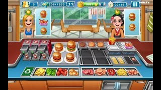 Crazy Cooking Chef - Burger Shop Fast Food Level 40 | Kitchen Queen Fully Upgraded screenshot 2