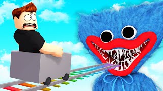 HUGGY WUGGY ZMUSIŁO MNIE DO JAZDY TYM ROLLERCOASTEREM w ROBLOX! (Cart Ride into Huggy Wuggy)