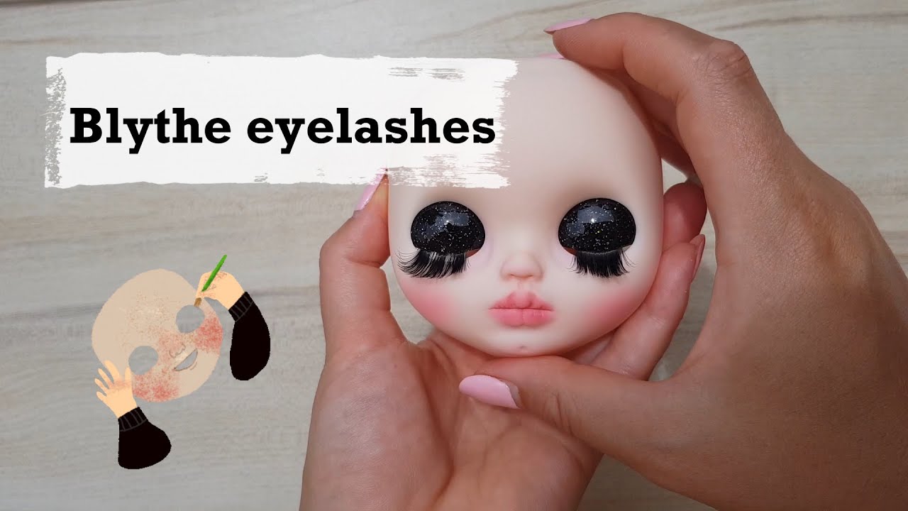 Blythe Eyelashes custom doll