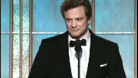 Colin Firth ganador Globo de oro 2011 Mejor actor Dramático