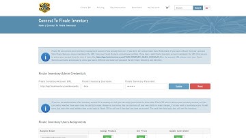 Finale 3D: Connecting Finale Inventory
