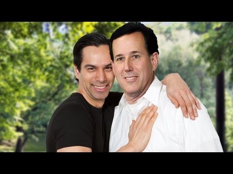 satire comedy Heartbroken Santorum Condemns Gay Marriage For Two-Timing Jerks Like Nick
