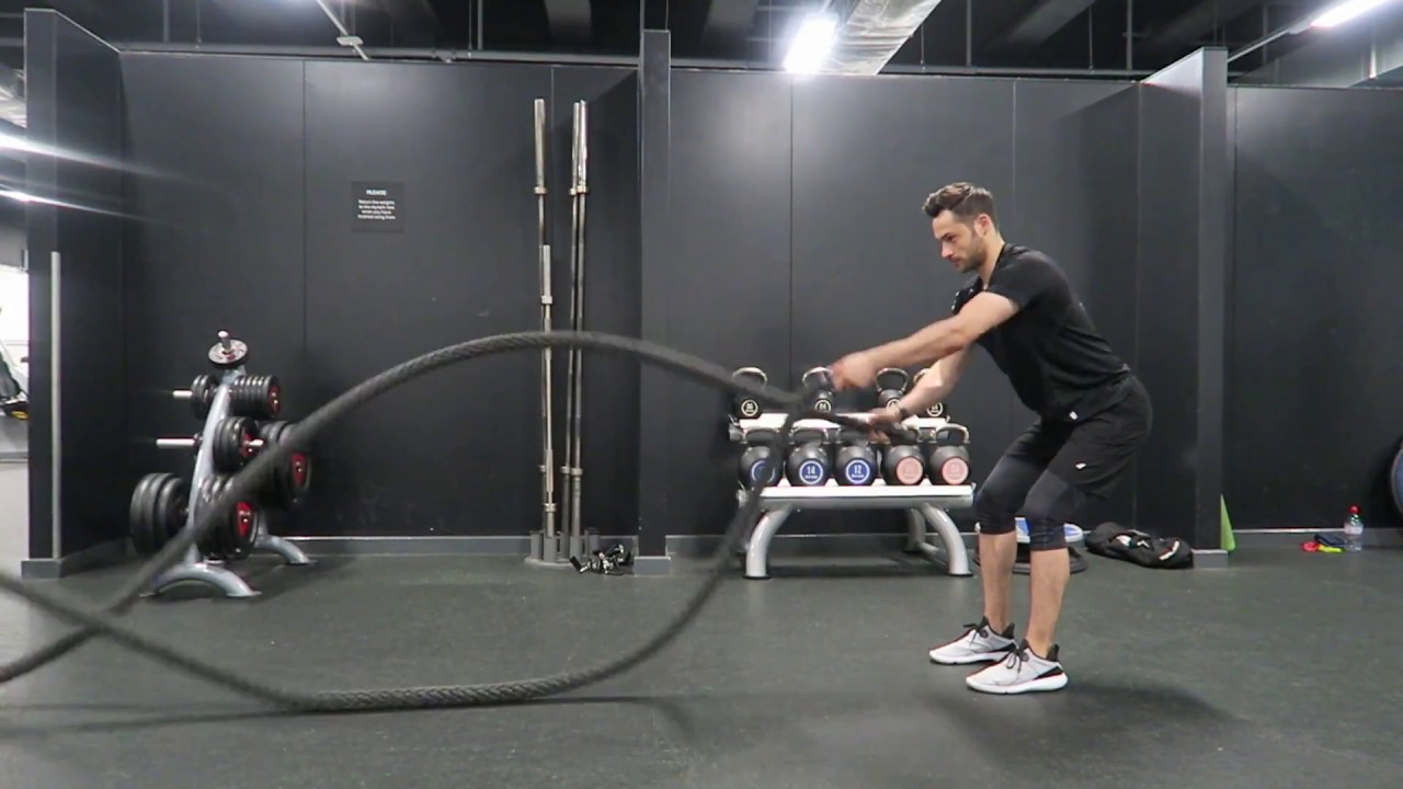 Top 12 Battle Rope Exercises With A Full Workout Plan