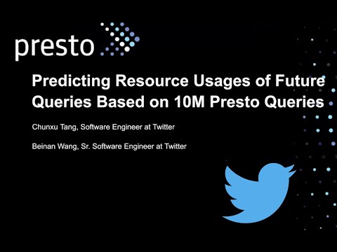 Predicting Resource Usages of Future Queries Based on 10M Presto Queries at Twitter