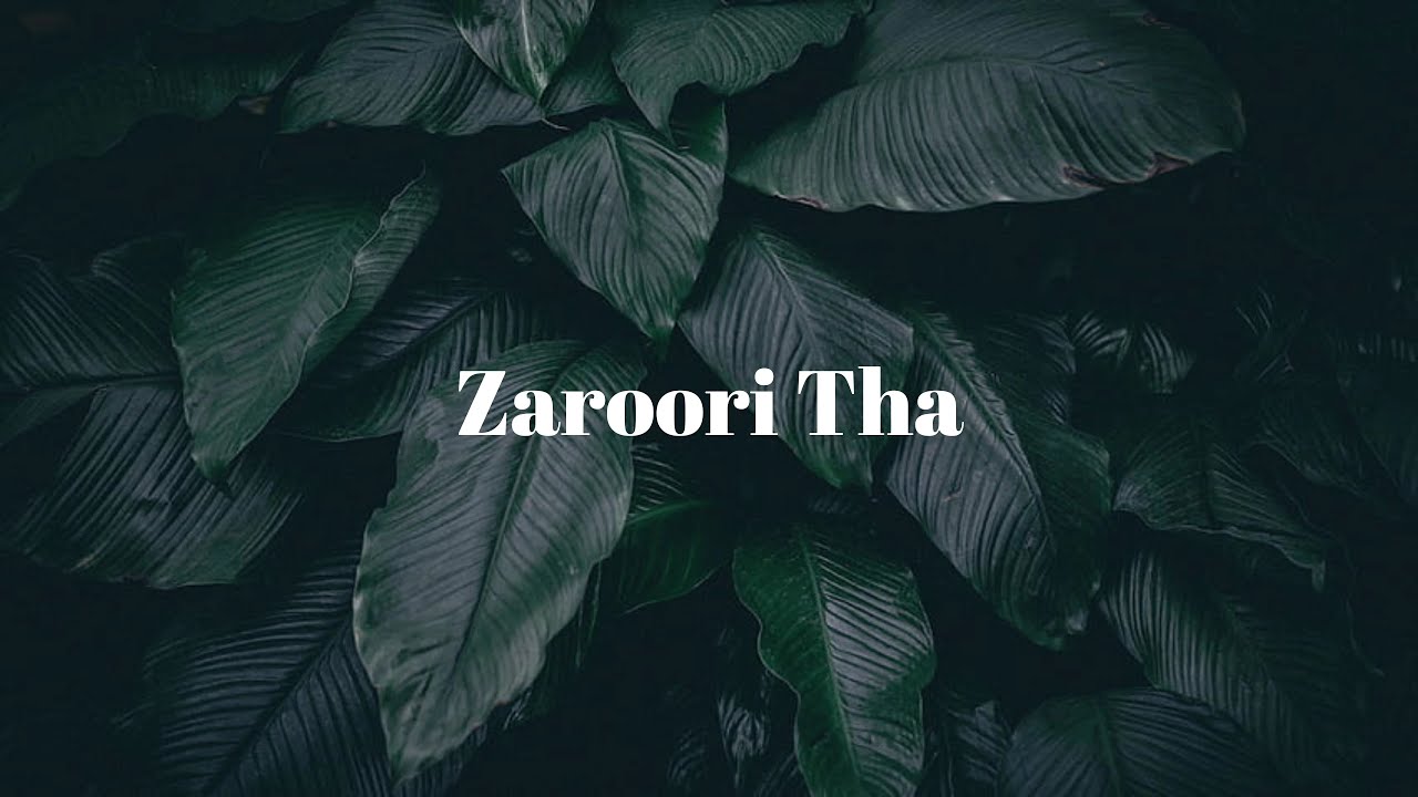 Zaroori Tha   English Translation  Rahat Fateh Ali Khan  Lyrics Video