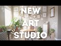 Setting up my new art studio  a much needed catch up  small business projects  vlog