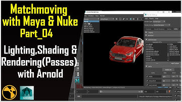 Lighting,Shading and Rendering(Passes)with Arnold[Matchmoving with Nuke & Maya Part_04] || Rendering