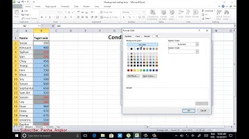 Excel khmer Conditional Formatting and 3 colar condition- Panha_Angkor