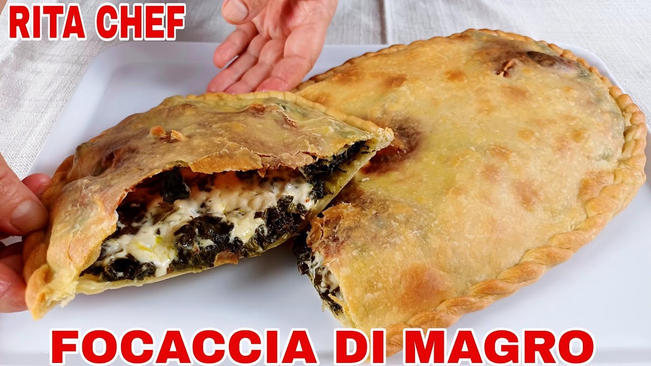 ПОСТНАЯ ФОКАЧЧА БЕЗ ДРОЖЖЕЙ🍕ШЕФ-ПОВАР РИТА | FOCACCIA DI MAGRO.