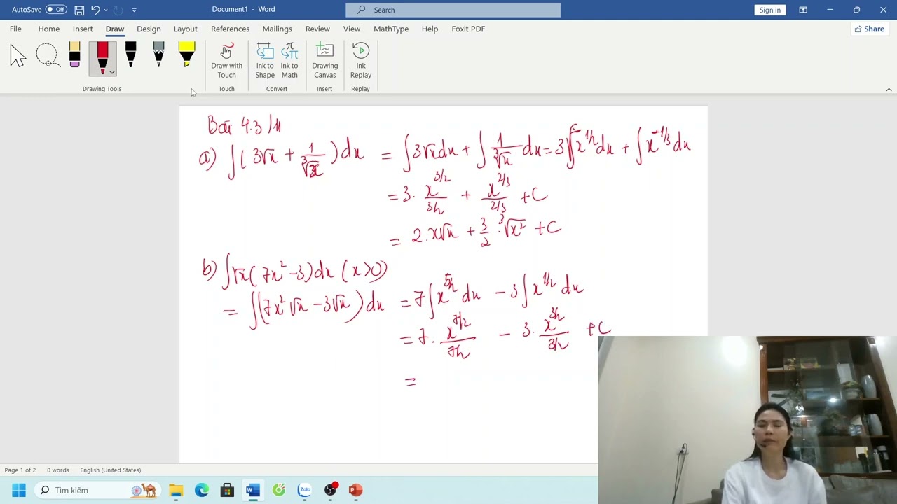 Chữa bài 4.3  trang 11 toán 12 tập 2 sách kntt