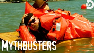 Could Jack Have Survived on the Titanic Raft? | MythBusters | Discovery