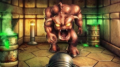 Doom - Pinky Demon Blocks the Exit - Photoshop Speed Art