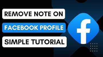 How To Remove Note On Facebook Profile