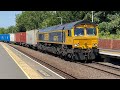 “Valour” 66715 4L11 Masborough N&amp;W Gbrf to Felixstowe North Gbrf 13;12 29L Lea Road 25/6/2026