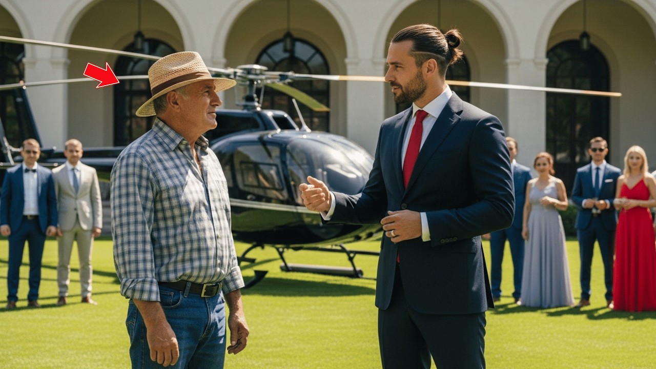 HUMILHADO NA FESTA DE MILIONÁRIOS, O FAZENDEIRO VOLTOU DE HELICÓPTERO E MUDOU TUDO
