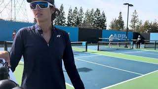 APP Sacramento W Singles, R2,  Domi vs A. Lopez Borobia, W screenshot 4