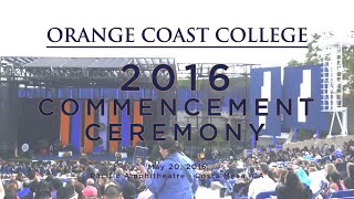 2016 Orange Coast College Commencement