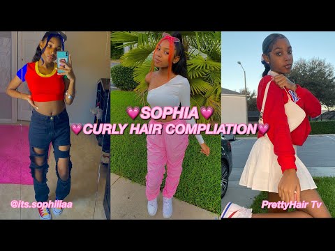 💗SOPHIA💗||CURLY HAIR COMPILATION💗|| PrettyHair Tv