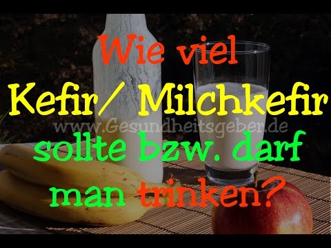 Video: Wie Man Kefir Zur Gewichtsreduktion Trinkt