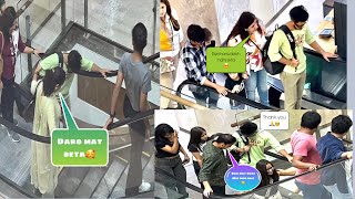 Blind Prank On Escalator In Public Gone Emotional Wait For End Ritik Entertainment