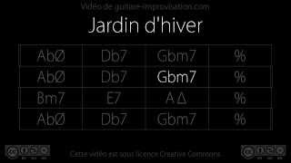 Jardin d'hiver (Henri Salvador) : Backing track chords