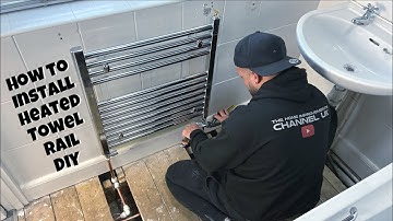 How To Remove A Radiator and Install A Heated Towel Radiator | Easy Step By Step DIY Guide