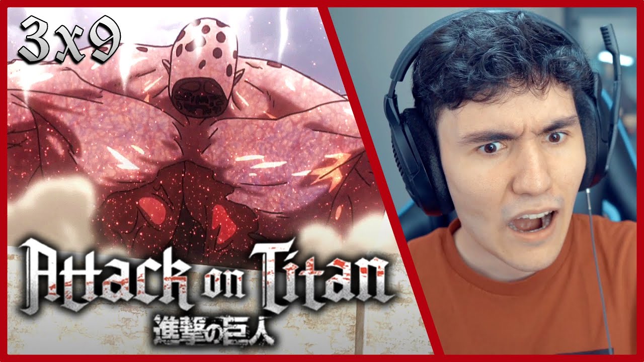 Attack on Titan (Shingeki no Kyojin) - 3x9 | REAÇÃO (Temporada 3