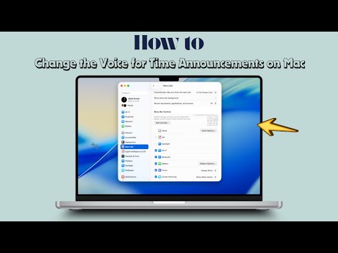 How to Change the Voice for Time Announcements on Mac in macOS Tahoe 26