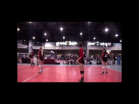 Courtney Volleyball Recruiting video Big South Qualifier Atlanta 2010 #2