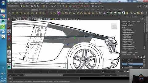 Modeling car MAYA tutorial Part -4