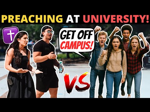 PREACHING JESUS AT LIBERAL UNIVERSITY! (They Need The Truth...)
