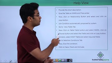 SAP ABAP - Help View