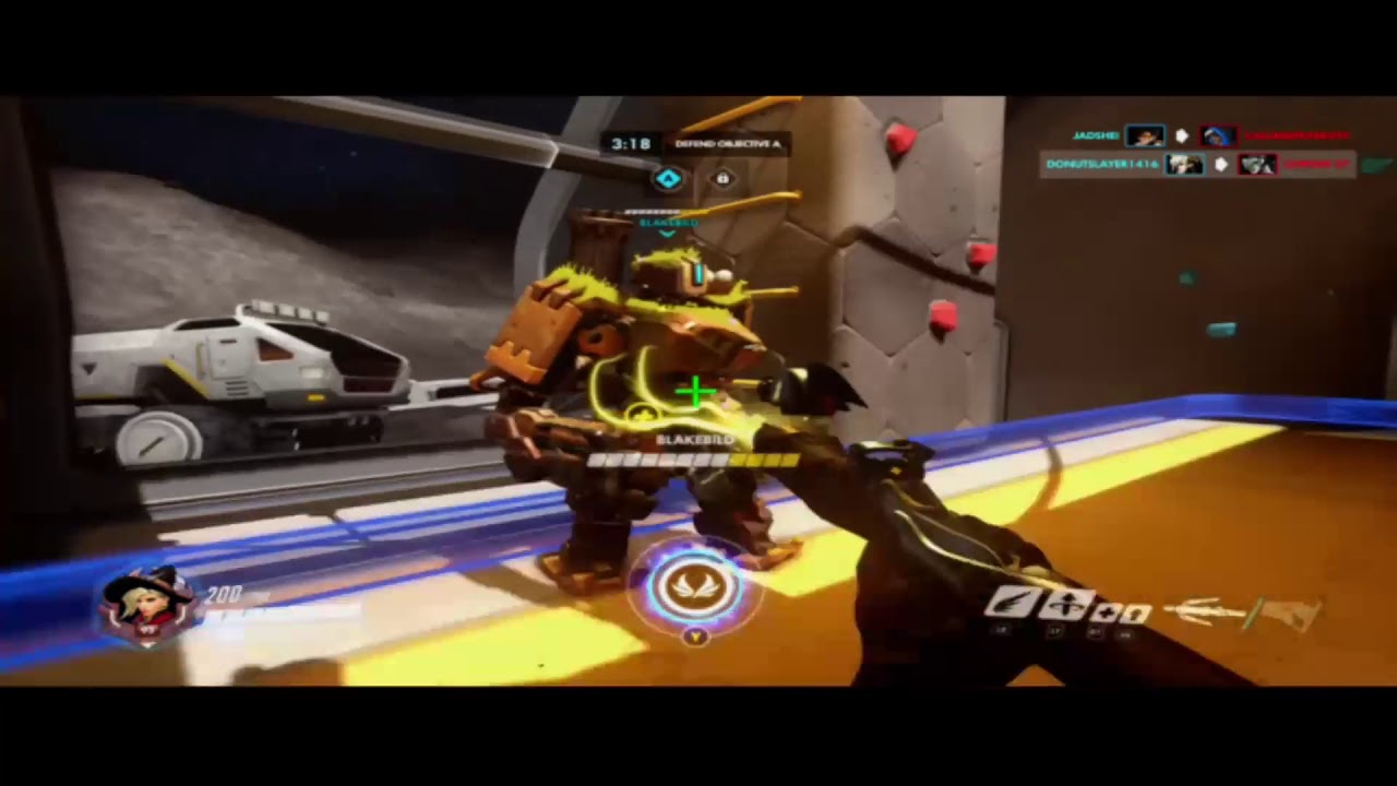 overwatch playing mercy with witch skin😱😍