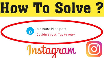 Solved- Couldn’t Post Comment Tap To Retry Error On Instagram | 100% Work | Android Data Recovery