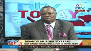 COTU Secretary General Francis Atwoli on Chris Msando's murder