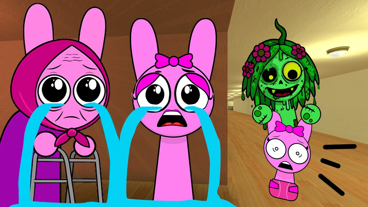 Pinki & Grandma Pinki Want me to Find their Lil Pinki! The Sprunki Family in Garry's Mod