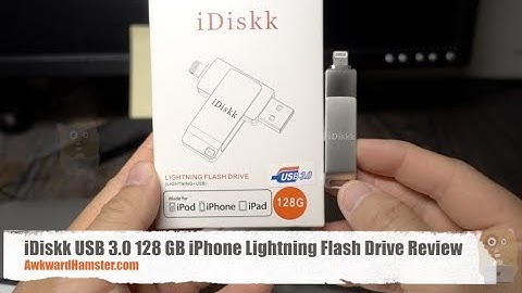 iDiskk USB 3.0 128 GB iPhone Lightning Flash Drive Review