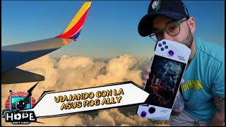 Como nos fue Viajando con la Asus Rog Ally (Pizza Tower & The Last Faith). Jugamos en un Avión.