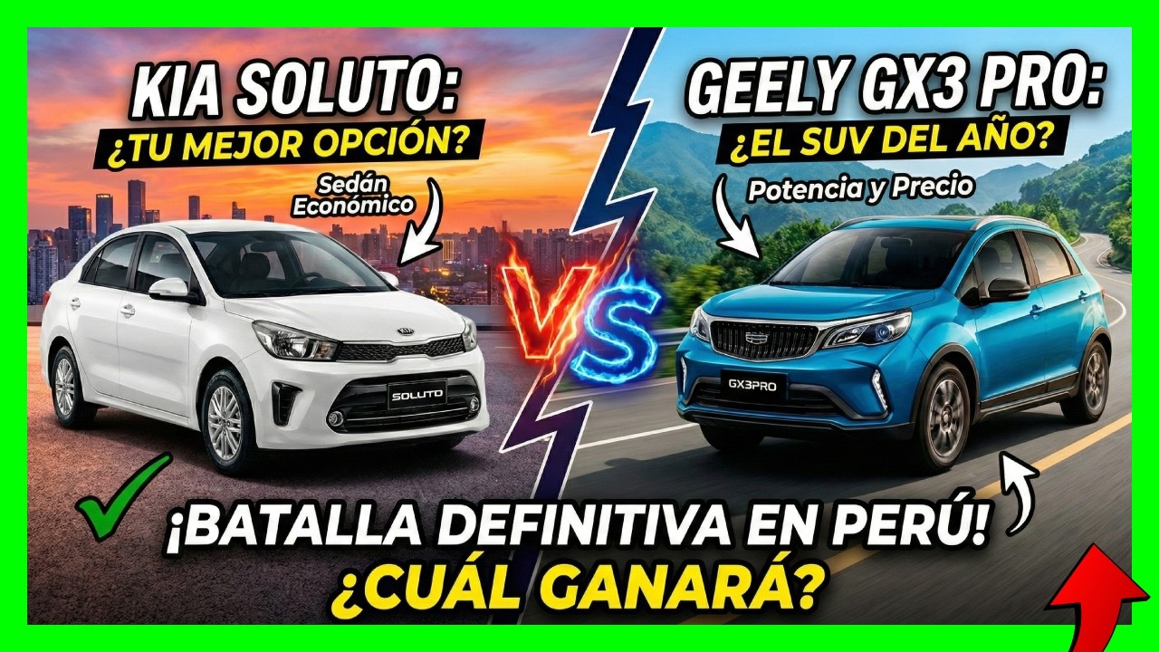🥇CARROS BARATOS KIA VS. GEELY🔥 ¿CUAL ES MEJOR?