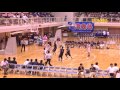【Basketball】 H25　第43回　関東中学校バスケットボール大会　柿生vs豊野（ダイジェスト）（男子3回戦）