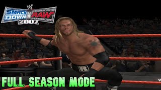 WWE SmackDown! vs. Raw 2007 - Full Season Mode w/ Edge (PS2) screenshot 4